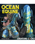 Creature Cocks Creature Cocks Sea Stallion Vibrating Dildo w/Remote - Blue/Yellow - Image 5