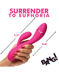 Bang! Bang! 10X Flexible Silicone Rabbit - Pink - Image 3