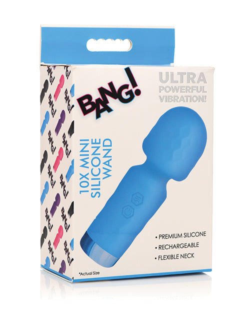 Bang! Bang! Mini Silicone Wand - Blue