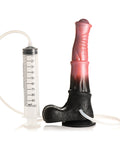 Creature Cocks Creature Cocks Centaur Explosion Squirting Silicone Dildo - Black/Peach - Image 2