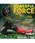 Creature Cocks Creature Cocks Centaur Explosion Squirting Silicone Dildo - Black/Peach - Image 5