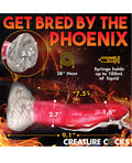 Creature Cocks Creature Cocks Resurrector Phoenix Squirting Silicone Dildo - Red/White - Image 5