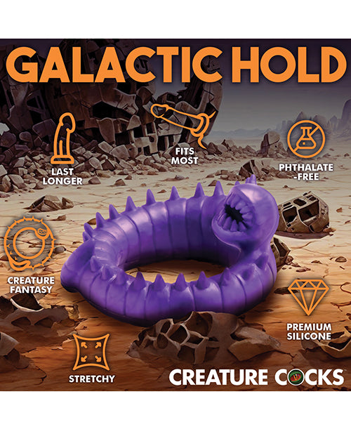 Creature Cocks Creature Cocks Slitherine Silicone Cock Ring - Purple