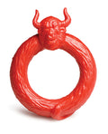 Creature Cocks Creature Cocks Beast Mode Silicone Cock Ring - Red - Image 2