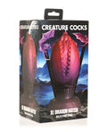 Creature Cocks Creature Cocks Dragon Hatch Silicone Egg - XL Multi Color