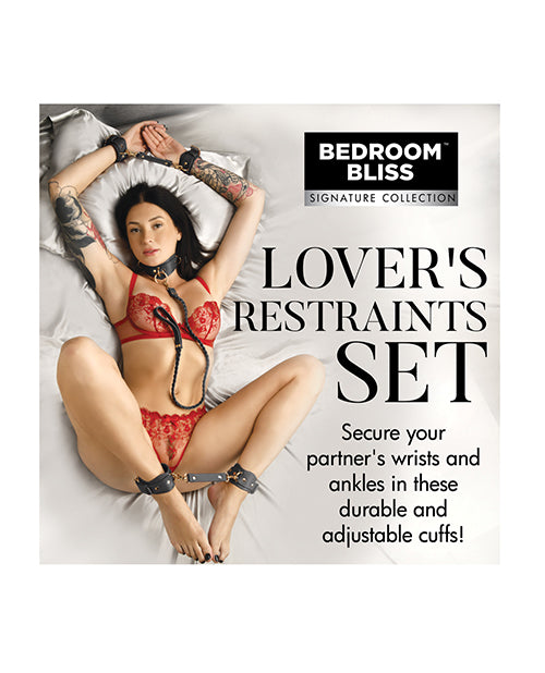 Bedroom Bliss Bedroom Bliss Lover's Restraint Set - Black