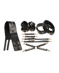 Master Series Master Series Tied Temptress Thigh Harness w/Hog Tie Connector - Black - Image 2