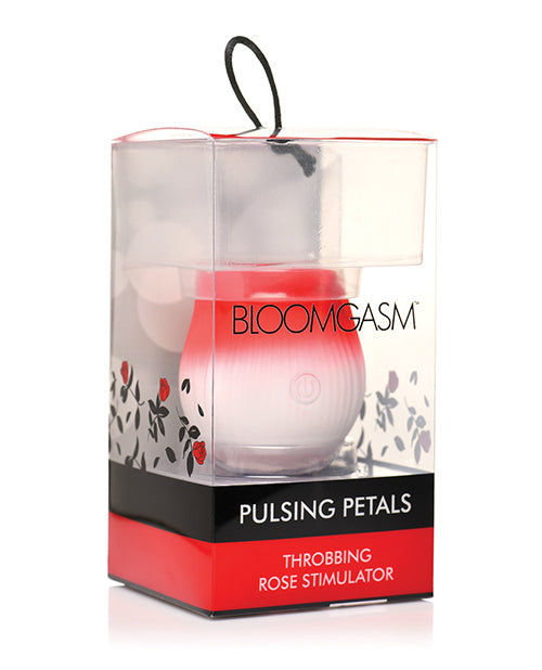Bloomgasm Bloomgasm Pulsing Petals Throbbing Rose Stimulator - Red