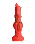 Creature Cocks Creature Cocks Fire Hound Silicone Dildo - Large Red - Image 3
