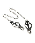 Master Series Master Series Tyrant Spiked Clover Nipple Clamps - Silver - Image 2