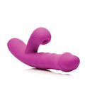 Bang! Bang! Thrusting & Sucking Rabbit Vibrator - Purple - Image 3