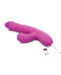 Bang! Bang! Thrusting & Sucking Rabbit Vibrator - Purple - Image 5