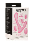 Inmi Inmi G-Flick Flicking G-Spot Vibrator w/Remote - Pink - Image 6