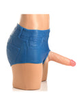 Strap U Strap U Booty Shorts 6" Silicone Dildo Strap-On Harness - Large - Image 4