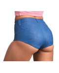 Strap U Strap U Booty Shorts 6" Silicone Dildo Strap-On Harness - Medium - Image 3