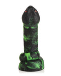 Creature Cocks Creature Cocks Python Silicone Dildo - Black/Green - Image 2
