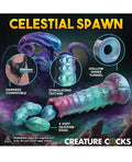 Creature Cocks Creature Cocks Galactic Breeder Ovipositor Silicone Dildo w/Eggs - Multi Color - Image 4