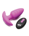 Bang! Bang! Rotating & Vibrating Tapered Butt Plug w/Remote - Purple - Image 2