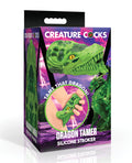 Creature Cocks Creature Cocks Dragon Tamer Silicone Stroker - Green - Image 3
