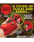 Creature Cocks Creature Cocks Dragon Tamer Silicone Stroker - Red - Image 5