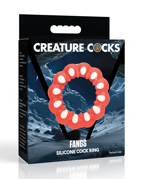 Creature Cocks Creature Cocks - Fangs Silicone Cock Ring