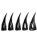 Master Series Master Series Talons Sensation Play Rings - 10 pc Set, Black - Image 3