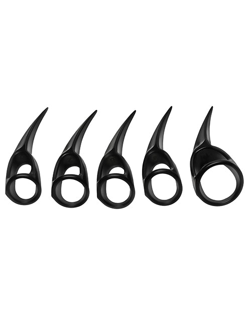 Master Series Master Series Talons Sensation Play Rings - 10 pc Set, Black