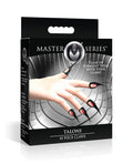 Master Series Master Series Talons Sensation Play Rings - 10 pc Set, Black - Image 2