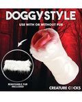 Creature Cocks Creature Cocks Snow She-Wolf Silicone Stroker - Image 5
