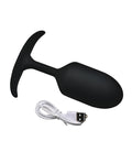 Heavy Hitters Heavy Hitters - Vibrating Weighted Silicone Anal Plug - Extra Large - Image 3