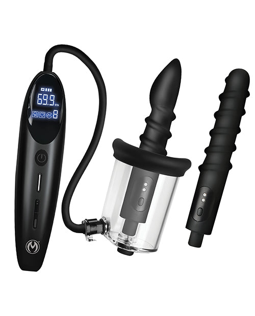 Master Series Master Series Rosebud Driller Deluxe Set Vibrating Silicone Rosebud Pump