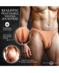 Master Series Pussy Strap Silicone Vagina Jockstrap - Image 5
