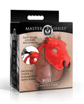 Master Series Master Series Bull Chastity Cage - Red