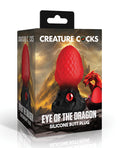 Creature Cocks Creature Cocks - Eye of the Dragon Silicone Butt Plug - Red