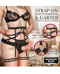 Bedroom Bliss Bedroom Bliss Belle Strap-On Panty Harness & Garter - Small - Image 5