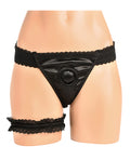 Bedroom Bliss Bedroom Bliss Jolie Strap-On Panty Harness & Garter - Large - Image 3