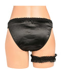 Bedroom Bliss Bedroom Bliss Jolie Strap-On Panty Harness & Garter - Large - Image 4
