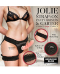 Bedroom Bliss Bedroom Bliss Jolie Strap-On Panty Harness & Garter - Large - Image 5