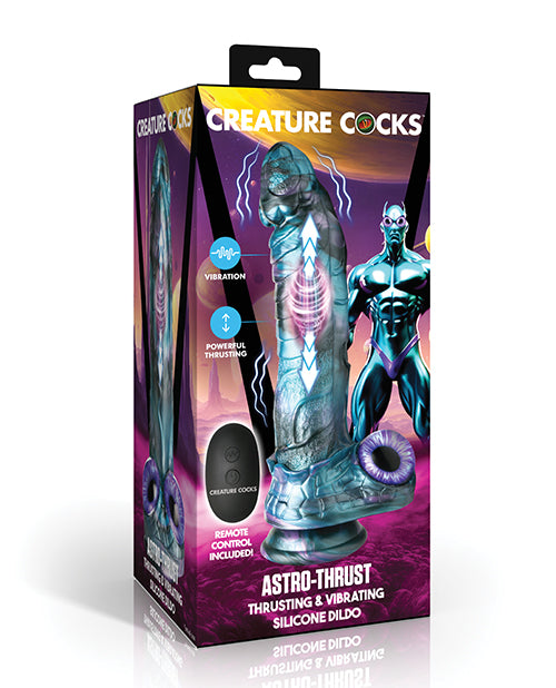 Creature Cocks Creature Cocks - Astro-Thrust Thrusting & Vibrating Silicone Dildo