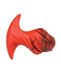 Creature Cocks Creature Cocks Dragonspawn Silicone Butt Plug Medium - Black/Red - Image 3