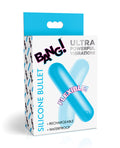 Bang! Bang! Flexible Silicone Bullet - Blue