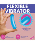 Bang! Bang! Flexible Silicone Bullet - Blue - Image 5