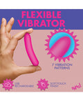 Bang! Bang! Tapered Flexible Silicone Bullet - Pink - Image 5