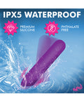 Bang! Bang! Tapered Flexible Silicone Bullet - Purple - Image 5