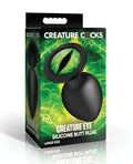 Creature Cocks Creature Eye Green Eye Silicone Butt Plug - Large