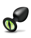 Creature Cocks Creature Eye Green Eye Silicone Butt Plug - Medium - Image 2
