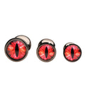 Creature Cocks Creature Cocks - Sinister Eyes Red Eye Metal Butt Plug Set - Image 5