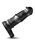 Creature Cocks Creature Cocks Stallion 1.5" Silicone Penis Extension - Black/Silver - Extra Large - Image 2