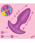 Bang! Bang! Thrusting & Vibrating Butt Plug - Purple - Image 5