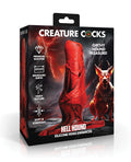 Creature Cocks Creature Cocks Hellhound Silicone Penis Enhancer - Red/Black